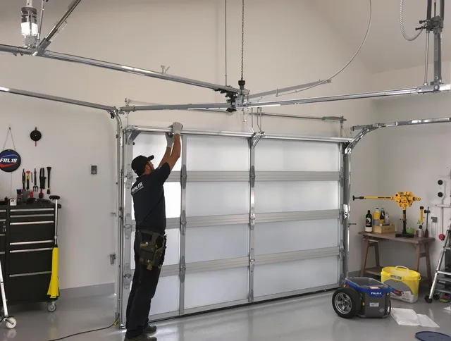 Green Garage Door Repair certified team performing precision garage door installation in Green